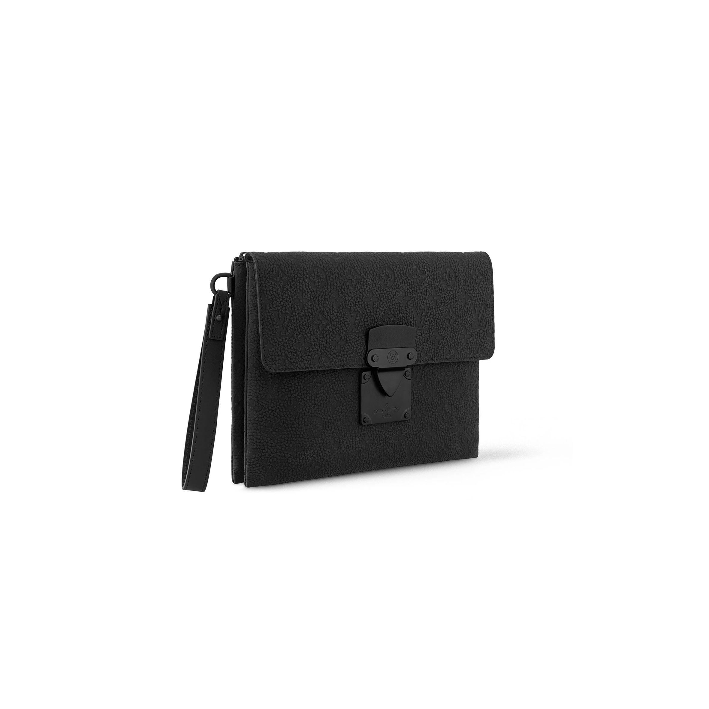 LOUIS VUITTON MASTER S-LOCK POCHETTE CLUTCH M82598 (28*22.5*3.5cm)